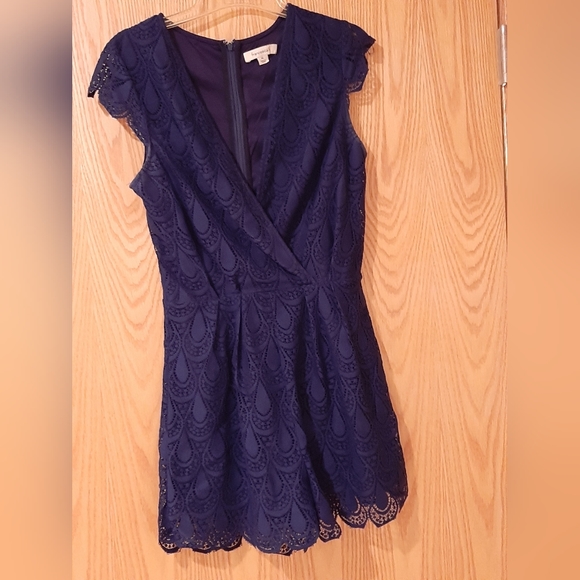 Francesca's BLUE Skort Dress Size Med - Picture 2 of 7